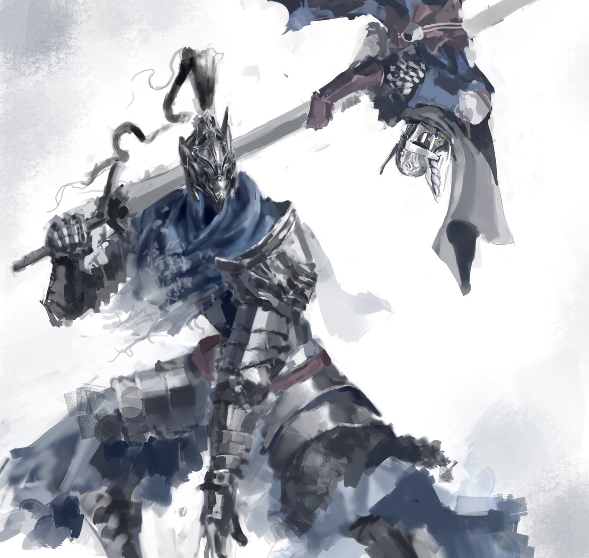Schizophre4044's tweet photo. Artorias vs John nightreign 
#NIGHTREIGN
#DARKSOULS https://t.co/Cxb1JCuZy8