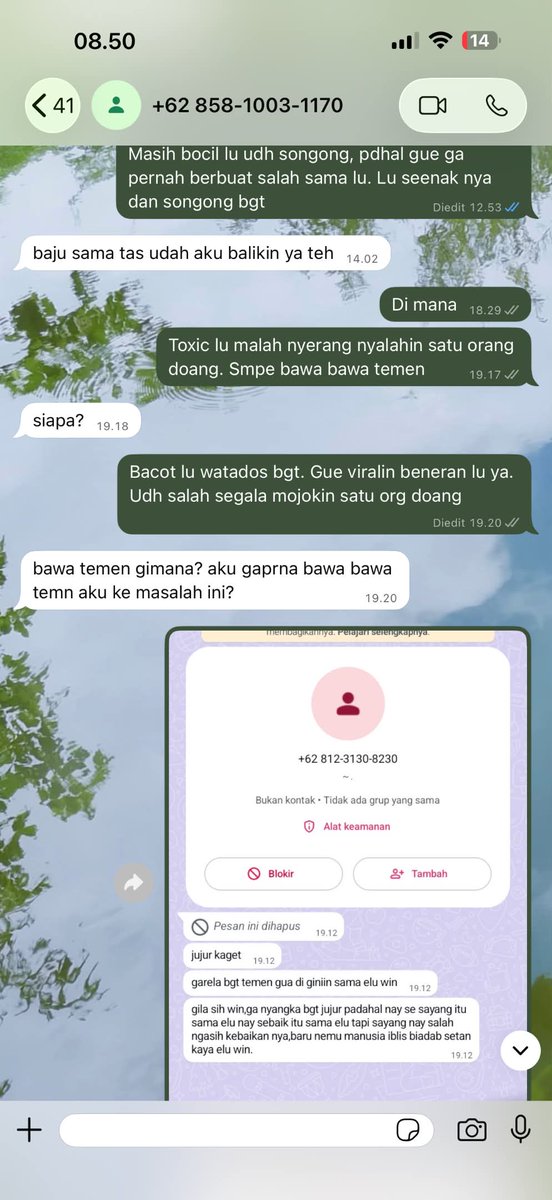 Recehcerdas's tweet photo. Mau flexing silahkan tapi pakai barang sendiri ya cantikkk.☺️ Begaya ko pake barang orang lain dan tanpa izin dan itu pun sudah berlangsung lama dan berkali kali. Temen bukan, sodara bukan, bahkan gue juga ga kenal dia sebelum nya. Hanya karena temen keponakan gue dia bisa seenak nya make barang barang gue? Mana kalo minta pakai baju gue maksa lagi kalo ga dibolehin badmood ke keponakan gue.

Gue tau sih semuanya salah dan gue ga nyalahin satu pihak, di sisi lain gue udh marahin abis abisan si windy juga yg sama sama kebelet gaya. Enak aja gue yg kerja banting tulang dari pagi ketemu malem dia yg menikmati hasil nya.🤣 Mana di post lagi di Sosmed, ga tau diri banget dan jalan jalan pakai baju baju dan tas gue 🤣 Masukin cowonya ke rumah gue lagi tanpa izin. Stress kali lu ya? Ga tau terimakasih banget lu jadi manusia udh gue izinin nginep berhari hari dan setiap minggu pasti nginep.

Tapi malah make barang barang gue dan sampe masukin temen temen dia dan cowo nya ke rumah gue 🤭 haha santai ya enak enak lu. Disisi lain gue ga sempet menikmati itu semua karena sibuk kerja.🤣 Pantes kalo nginep pilih hari dan dia pilih Disaat gue kerja full time. Tujuan nya apa? Ya itu toh biar ga ketahuan busuk nya. Mana orang tua nya belain anak nya yg maling itu lagi. Awal nya gue mau simpen masalah ini ya cukup jadi pelajaran aja. Gue maklumin karena masih bocil.

Tapi keluarga dan temen temen nya bacot semua malah nyerang satu sisi dan neror dan viralin di story orang tua nya🤣 Ga ngaca anjir playing victim bgt.🤭 Gue yg korban dan gue yg dirugikan ini woyyyyy!!! Minta maaf lah langsung ke rumah gue, masa gue mulu yg nyamperin buat minta penjelasan. Gue tau karena ada aja jalan nya Allah membuka ke dzolim an mereka.