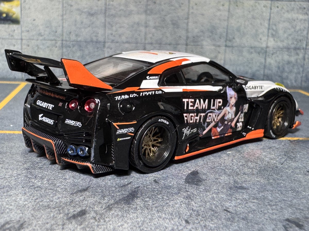 jakomaru's tweet photo. Nissan GT-R R35 Widebody Aorus Limited Edition
¥5,304
GIGABYTEのAORUSブランドデザインのリバティウォークGT-R
変なデカールの浮きもなく良い感じ
#ミニカー #INNO
#LBWK #R35
#GIGABYTE #AORUS https://t.co/CvbCEg8Ewc