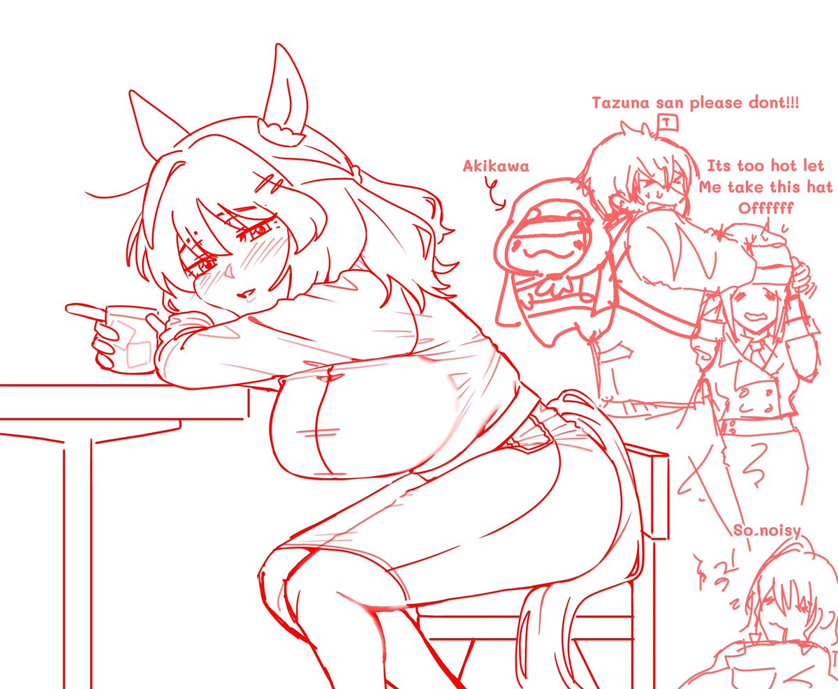 TrueRadishMan's tweet photo. Wip
Tracen staff party
(And special bonus after party for patreon members) https://t.co/8vYMXGbKcA