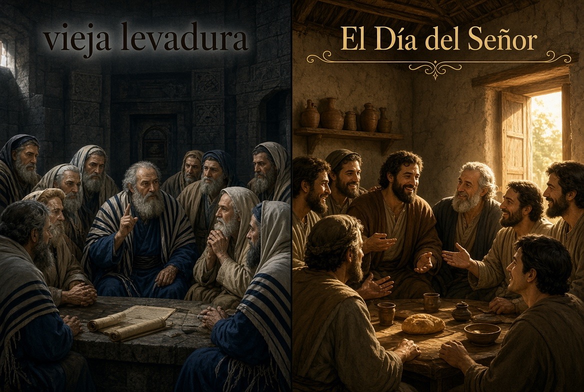 EniorJimenez's tweet photo. Sínodo de Laodicea (c. 363 d. C.):

– «Los Cristianos no deben judaizar descansando en el sábado, sino que deben trabajar ese día, honrando más bien el Día del Señor y, si pueden, descansando entonces como cristianos. Pero si se hallare a alguno judaizando, sea anatema para Cristo».

Seguir observando el sábado judío después de la manifestación Cristo es apostatar y abrazar la vieja levadura judía. El domingo es el *Dies Dominica* (día del Señor), el día en que nuestro Señor Jesucristo —a quien Israel crucificó— resucitó y, con ello, hizo nuevas todas las cosas.

A todos los santos en Cristo: Feliz Día del Señor. Comulgad con su santo cuerpo.