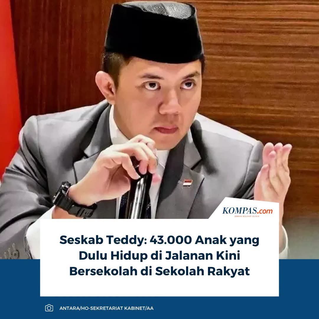 zanatul_91's tweet photo. Tapi 100.000 lebih guru, jadi PPPK Paruh waktu, dengan jaminan status tidak jelas, kesejahteraan yang tidak tentu, padahal mereka ASN. Itu hanya terjadi di zaman MBG. 

Fyi, Anak tidak sekolah (ATS) kita jumlahnya 4 juta. Putus sekolah 217 ribu, anak SMP tidak meneruskan 337 ribu, 575 ribu anak belum pernah sekolah, rentang 16-18 tahun yang tidak sekolah total 1,1 jutaan. 

43 ribu itu hanya sekitar 1% dari anak tidak sekolah di Indonesia.