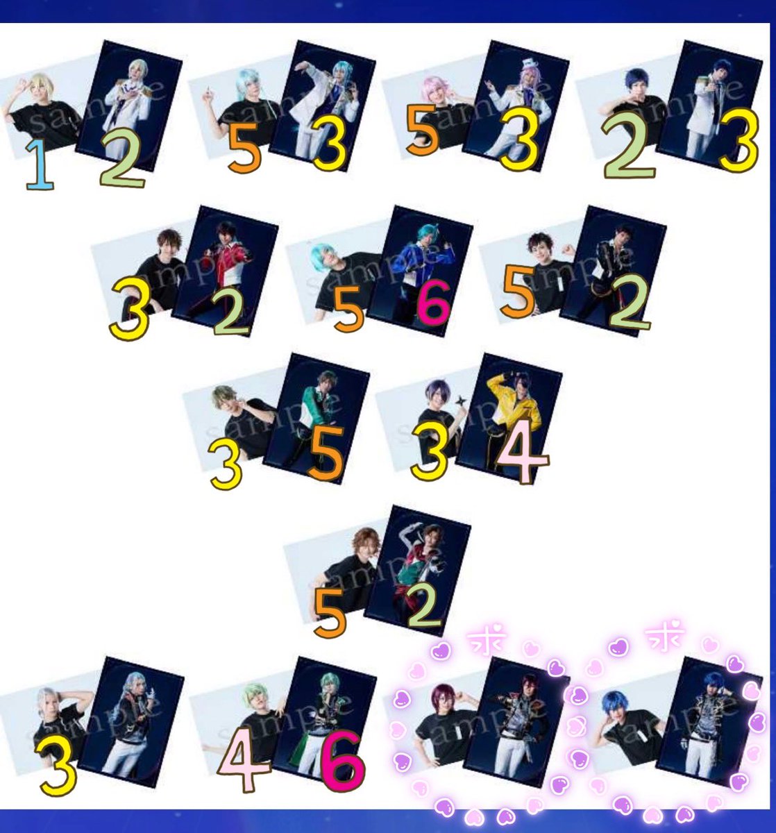 Yuzu39's tweet photo. 【交換】あんステ 10thライブ ランダムブロマイド ランブロ 

譲：画像のもの 
求：ジュン  茨

Eden以外は複数提供での交換も可能です。
神戸15、16日会場での手渡し希望、都内での手渡しも対応させていただきます。
検索からもお気軽にお問い合わせください。
よろしくお願いいたします。 https://t.co/JISSFKfxYt