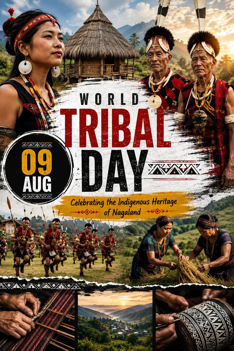 AholiAye24036's tweet photo. Our traditions are our strength, our ##heritage is our #identity, and our knowledge is our legacy. This Indigenous Peoples’ Day, let us honour and preserve the rich cultural heritage of Nagaland.
#worldtribalday #Nagaland #NorthesatIndia https://t.co/HL0mhg35NK