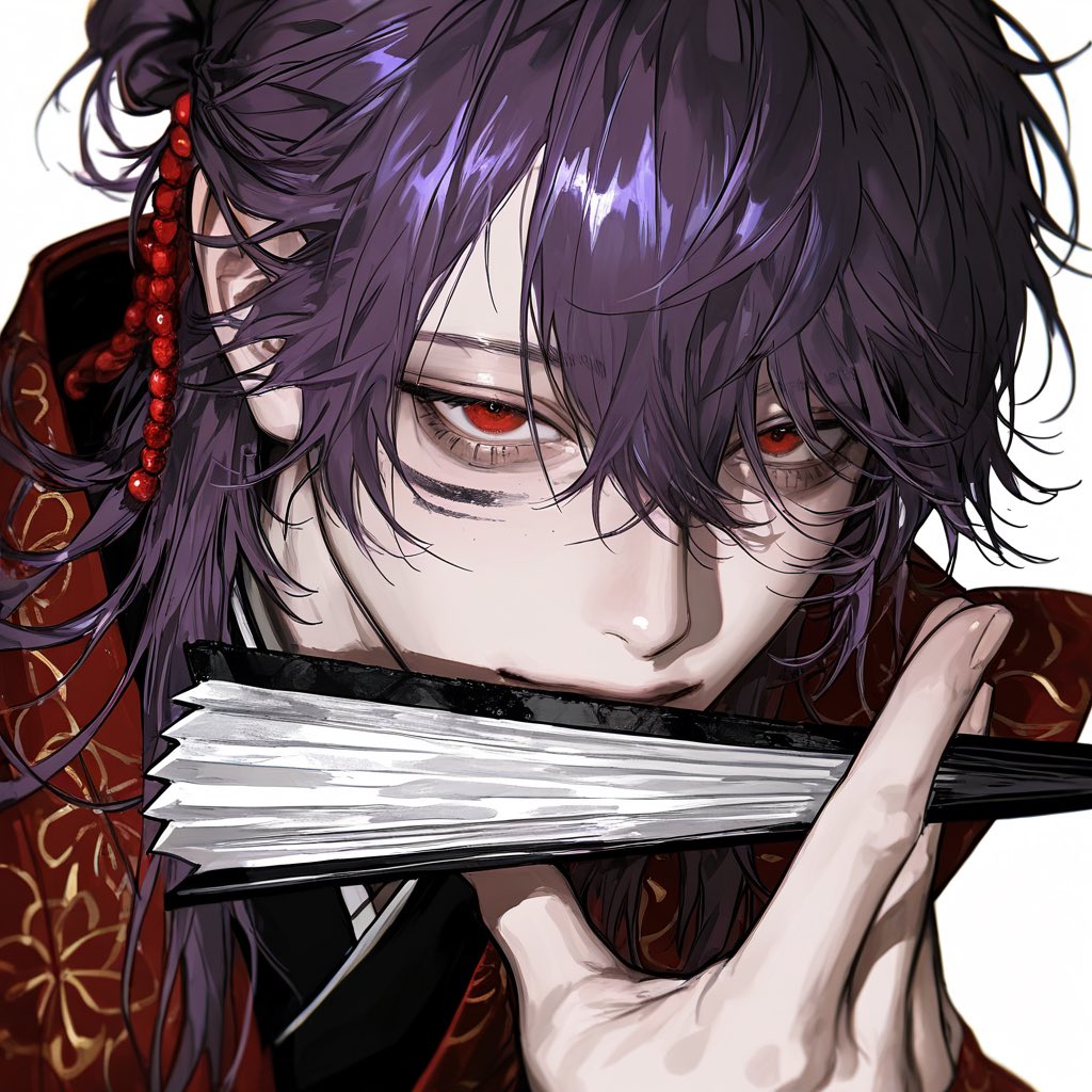 n4gi_zip's tweet photo. 紫と赤の相性イイ #PixAi https://t.co/TkWXcVJT22