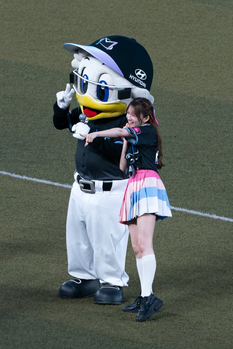 GR_515's tweet photo. 2026/08/09
千葉ロッテマリーンズ 
「BLACK SUMMER WEEK supported by クーリッシュ」最終戦 - オリックス戦

AKB48 水島美結

#水島美結 
#chibalotte #BSW https://t.co/EkCUJDiisx