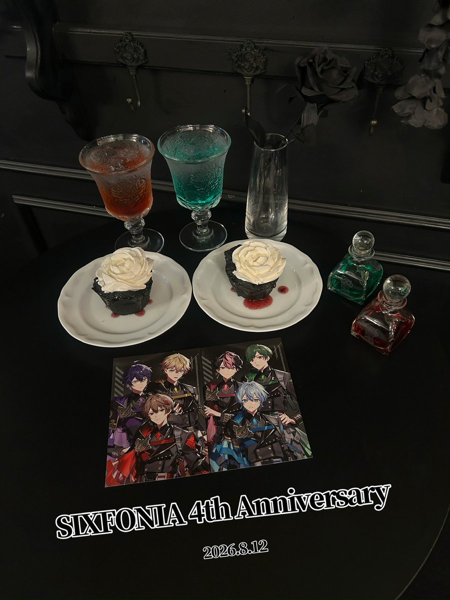 noya_sixfn's tweet photo. ― SIXFONIA 4th Anniversary ―
6人の新たな一歩に、精一杯の祝福を＿＿＿。

＃シクフォニ
＃シクフォニ4周年 https://t.co/4EyjhLd4uS