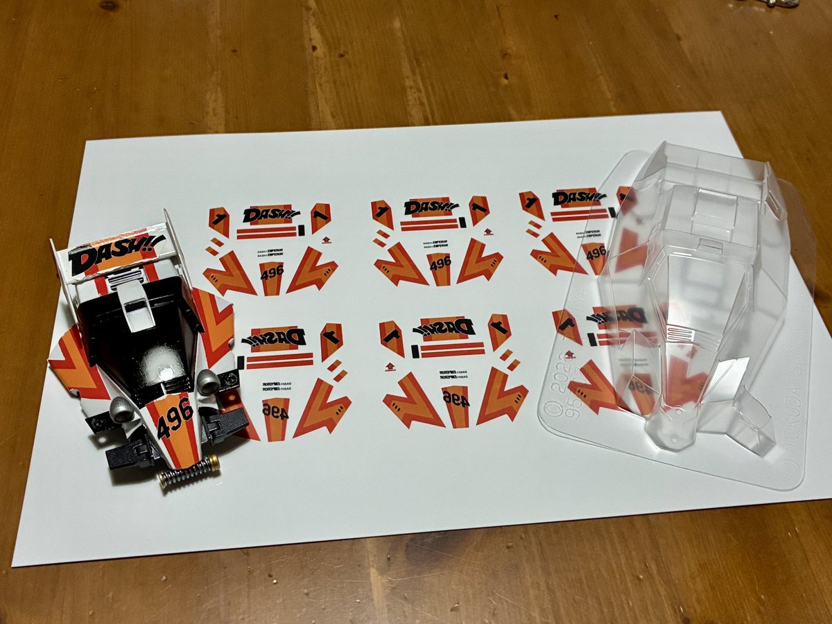 zn6_t's tweet photo. 久々にやってみます。
#mini4wd https://t.co/uVv01Qcp3W