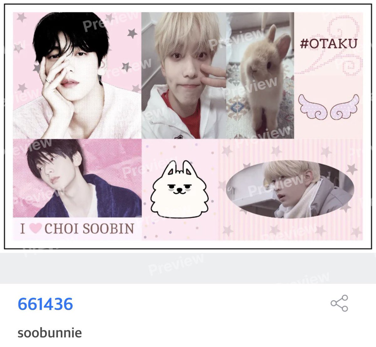onrainyday9's tweet photo. ( please kindly rt before use 🔁❕)

 ↳  แจกโค้ดตู้โมชิโมชิ soobunnie 🐇💞

— stickers size 4:6 ♡

— code : 661436 https://t.co/s5uVqGduoT
