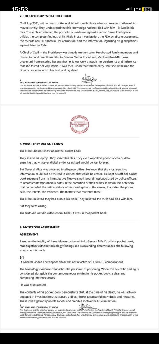 Lisathe_first's tweet photo. Ramaphosa might have conspired to kill General Mfazi. 

Allow the Witness ! https://t.co/5jnQckrvH4