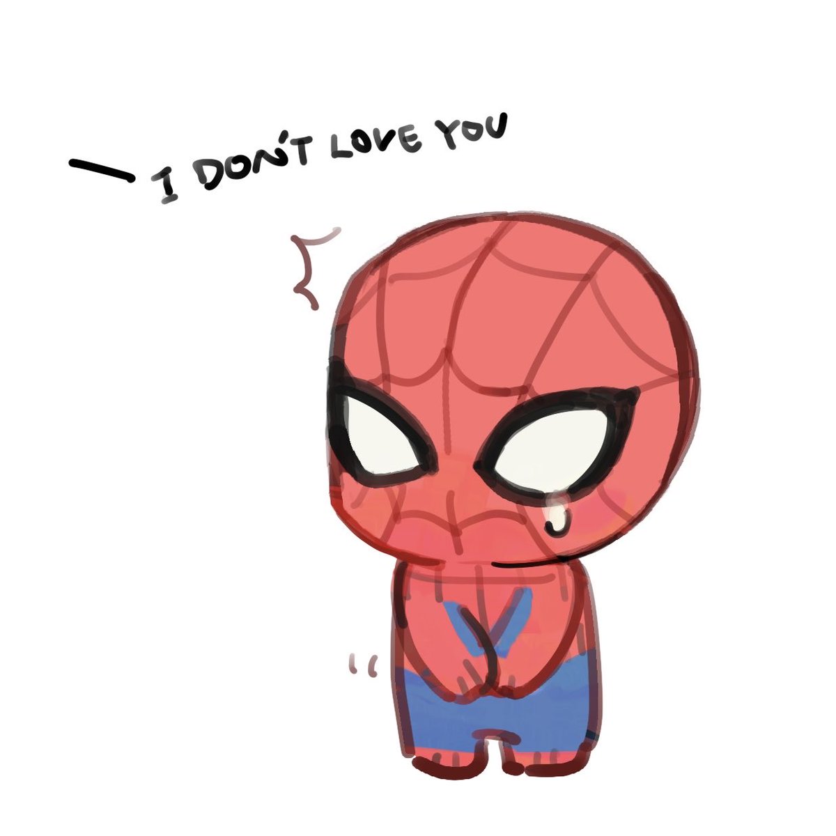 oldgodgold's tweet photo. #spiderman he’s only 5 minutes old why do this to him😭 https://t.co/WIhIw6YqFk
