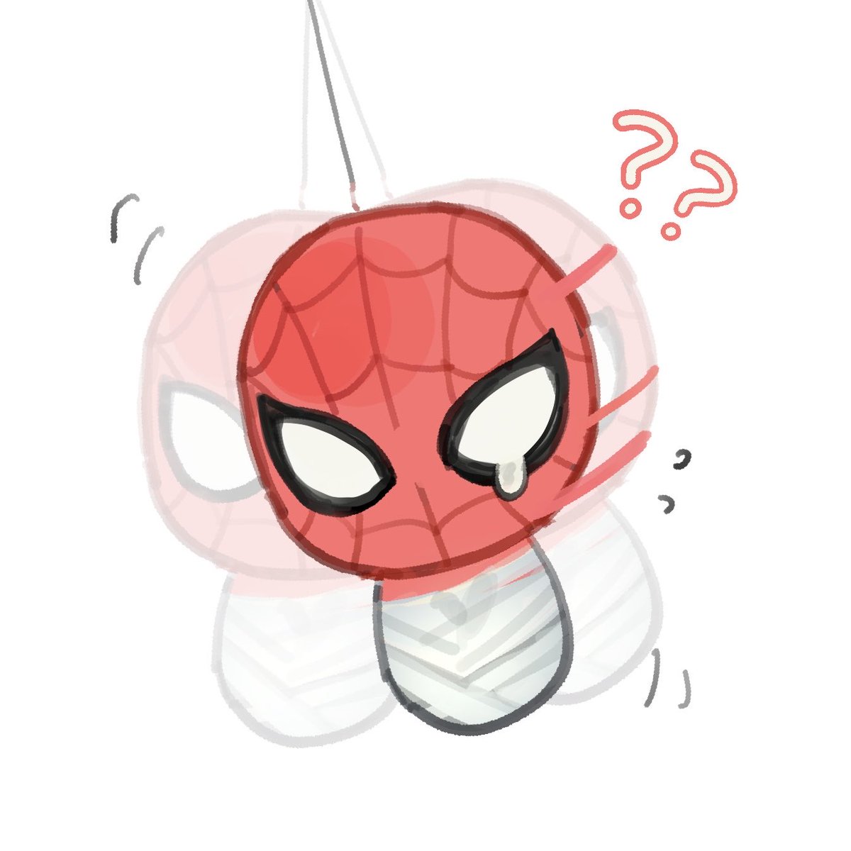 oldgodgold's tweet photo. #spiderman he’s only 5 minutes old why do this to him😭 https://t.co/WIhIw6YqFk