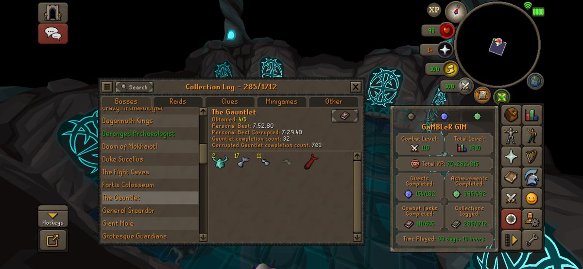 CryptoStrtBets's tweet photo. Come on @OldSchoolRS wtff is going on where is my bowfa. Running my Ironman grind here.
#osrs #runescape #cg #bowfa #gauntlet https://t.co/x8l7FrNVnM
