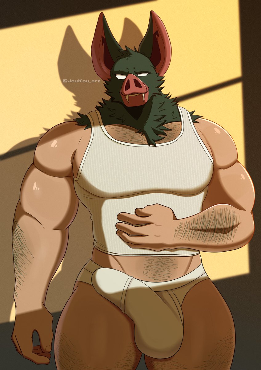JouKou_art's tweet photo. Hey, buddy. Do you have any twinks? 🦇🫔
#sonar #dispatch #furry #bara https://t.co/WdojmrqrFq