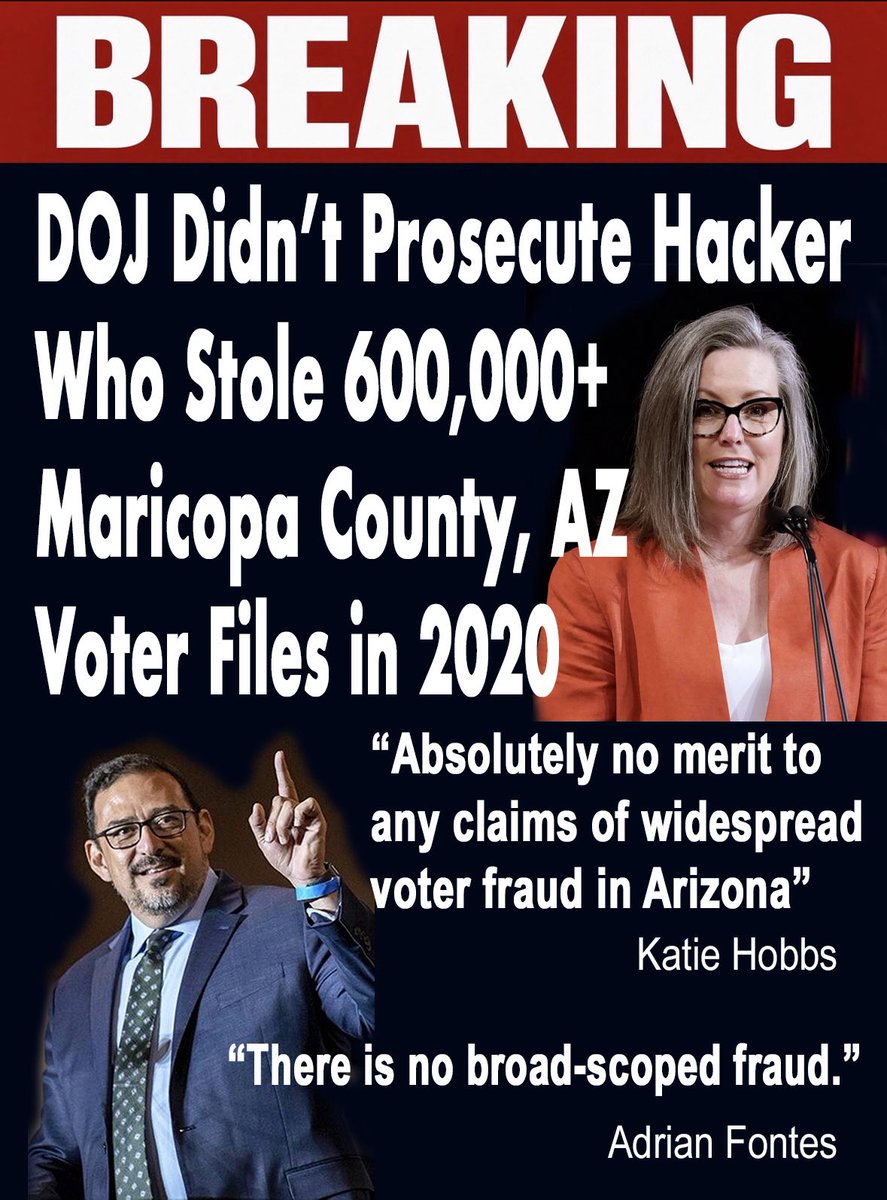 azgop_ld4's tweet photo. Katie Hobbs (Arizona Secretary of State 2019–2023, Governor since 2023) has consistently stated that Arizona elections are free, fair, and secure, and that claims of widespread voter fraud—particularly regarding the 2020 presidential election—lack evidence and are baseless or conspiratorial. 

Vote @andybiggs4az He will Fix It!