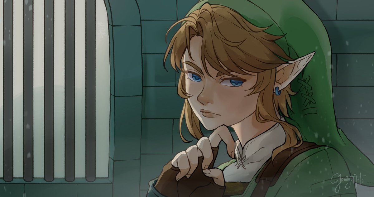 yomiyuarts's tweet photo. Another one of Link😳 You can’t stop me from drawing my boi #tloz #zelda #fanart https://t.co/QSNEbQzKDy