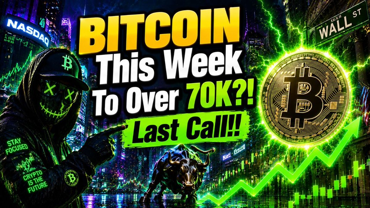 100xYOLO's tweet photo. Bitcoin To 70K This Week?? Last Call BEFORE Big PUMP 

https://t.co/DQFxDrAun5 via @YouTube 

#bitcoin #altcoins #news #cryptonews #newsfeed https://t.co/HMAsRWG2E1