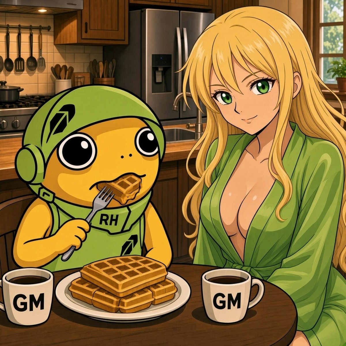 RHTurbo_Crew's tweet photo. GM Turbo Crew. 🌞🐸
Just stacked some Waffles. 🧇☕️
Got fuel , for the $TURBO Sunday pump.
Who is riding with me? Let's send it ! ⚡️⚡️⚡️ https://t.co/xe5563WeRM