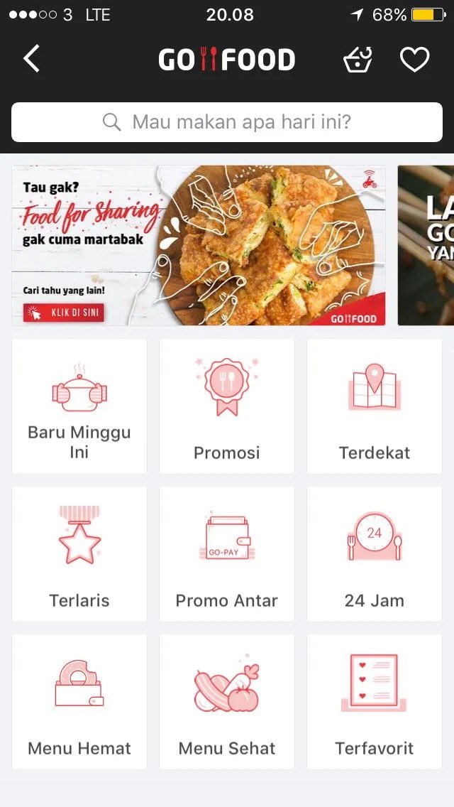 LambeSahamjja's tweet photo. tampilan aplikasi gojek 9 tahun lalu https://t.co/VItWfniWx9