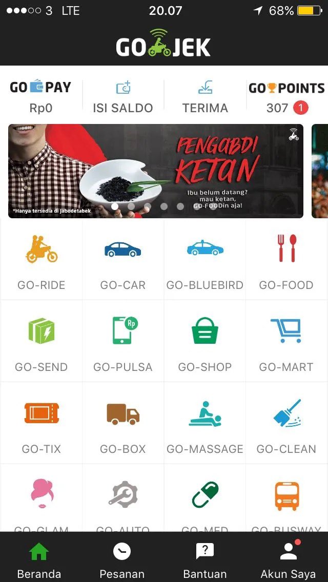 LambeSahamjja's tweet photo. tampilan aplikasi gojek 9 tahun lalu https://t.co/VItWfniWx9