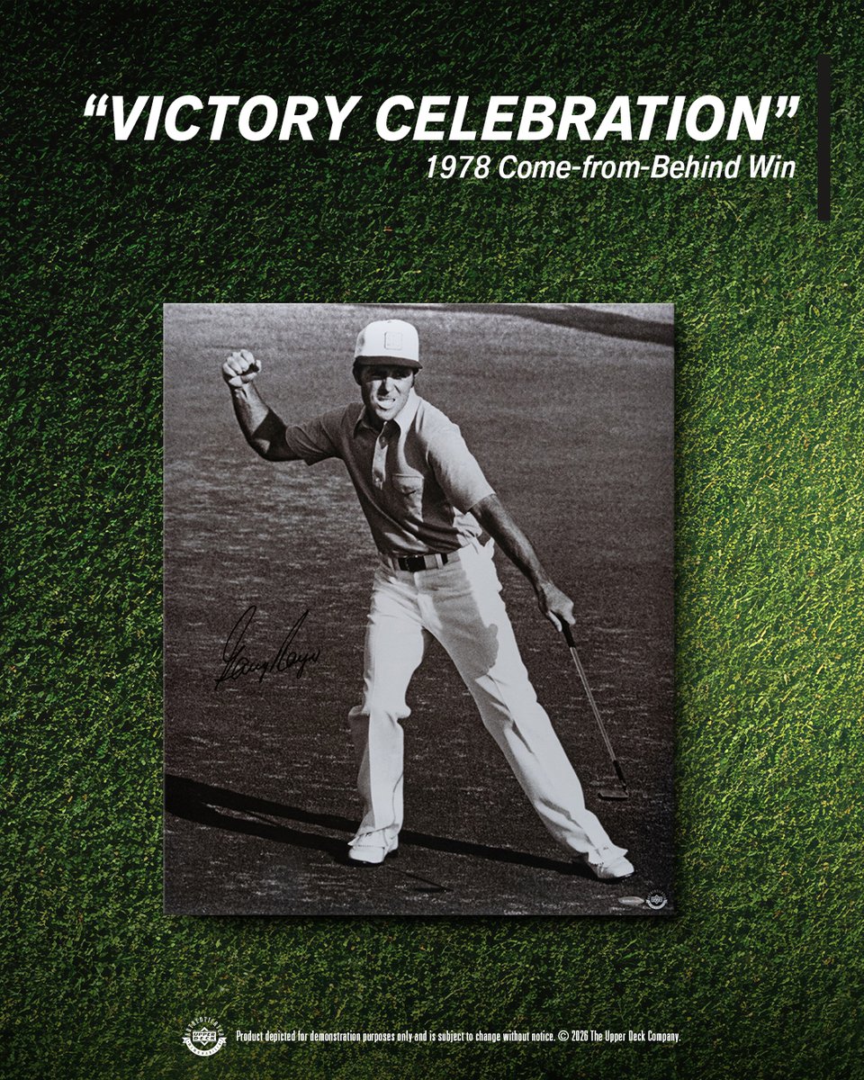 UpperDeckSports's tweet photo. Honor one of golf's greatest legends. ⛳️

From iconic signed photos to premium collectibles, Gary Player's officially licensed memorabilia collection celebrates a career built on excellence, determination, and championship moments. https://t.co/OKOD1azwid