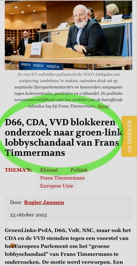 Mijnnaamishaas5's tweet photo. @MichaelDDS Nah, dit kartel was op de hoogte van de dubieuze praktijken van Timmermans hoor. Hebben met met man en macht verder onderzoek tegen gehouden. #Gore politiek.🤮 https://t.co/b8wPUTmgaA