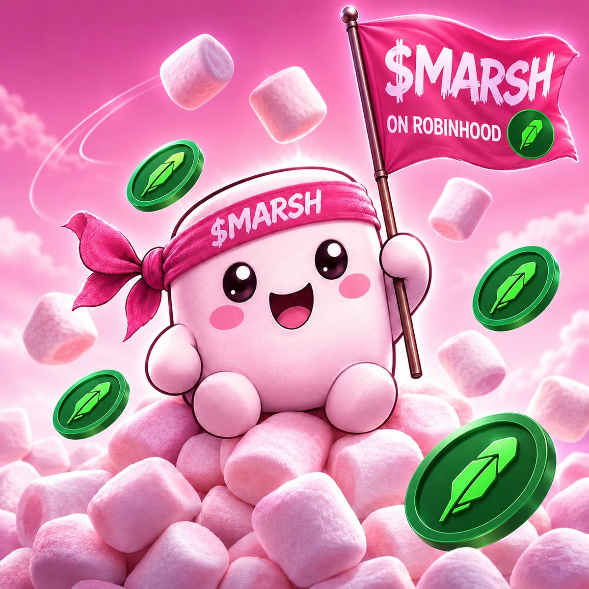 marshmallow_rbh's tweet photo. $MARSH has entered its fluffy era. 🩷☁️

No suits. No stress.
Just marshmallows, memes &amp; a mission. 🍡
$MARSH on Robinhood.
Stay fluffy. Stay together. 🚀

#MARSH #Memecoin #Crypto https://t.co/dOtV8m7svV