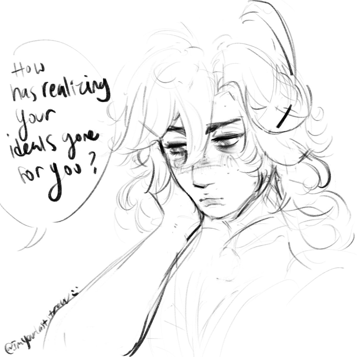 imyourlaststraw's tweet photo. 2am kaveh sketch to save me from the scary videos on tiktok 

how has realizing your ideals gone for you? - alhaitham https://t.co/I5ydO2KTMn