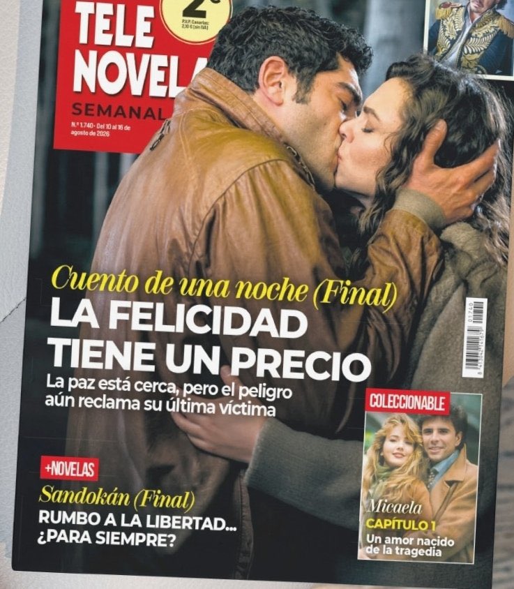 Burak_TrFanlari's tweet photo. Bir Gece Masalı, İspanyol "TeleNovela"  dergisinin kapağında! 🇪🇸

TeleNovela, bu hafta yayınlanacak yeni sayısının kapağını duyurdu ve “Bir Gece Masalı” #Cuentodeunanoche dizisini kapağına taşıdı.✨

Bu özel kapak, dizinin İspanya'daki merakla beklenen finaliyle aynı haftaya denk geliyor.
Ayrıca dizinin İspanya’daki yolculuğuna ve güçlü varlığına güzel bir şekilde eşlik ediyor.
Final bölümü İspanyol izleyiciler tarafından büyük bir heyecan ve sabırsızlıkla bekleniyor.✨

#BirGeceMasalı, İspanya’nın önde gelen dizilere yönelik kanallarından "Nova" ekranlarında izleyiciyle buluşurken, "Atresplayer"  üzerinden de geniş bir izleyici kitlesine ulaşıyor.✨

Kapağın merkezinde bütün dikkatleri üzerine toplayan uyumlarıyla dizinin başrolleri #BurakDeniz ve Su Burcu Yazgı Coşkun yer alıyor.

Yayınlanan her projesiyle İspanya’daki büyük popülerliğini ve geniş hayran kitlesini arttırarak sürdürmeye devam eden Burak Deniz, bu kapakla ülkedeki dikkat çekici yolculuğunun ve izleyici üzerindeki güçlü etkisinin özel bir yansımasını daha gözler önüne sermiş oluyor.✨

Ve TeleNovela, dizinin finalini kapağında şu sözlerle duyuruyor:

“Mutluluğun bir bedeli var…” ❤️‍🔥