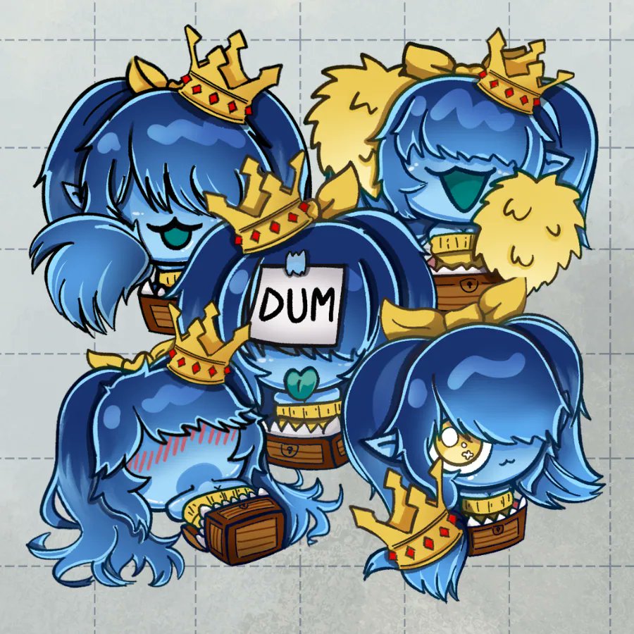 MoonlightVTB's tweet photo. A legend returns with even more adorable arts! Big huge giant lovely wonderful thanks to @kohhomi for even more goobs!

Seriously the quality and attention to detail is crazy! https://t.co/sV57yRI2mK