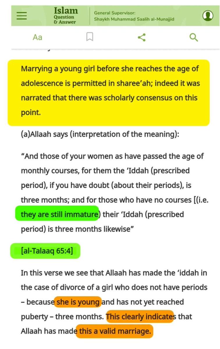 Supa975462's tweet photo. @Encarul @dhulqarnayn786 @coryunbroken Lol ngl not sure whats the point in lying, I got that info from directly the doctrine books themselves, even Sunan Ibn Majah comments saying its totally valid in Islam to marry children and its Ijma you can force children into marriage. https://t.co/AtbYgres3O