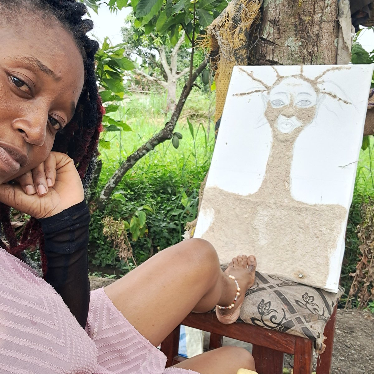 NelleMedja's tweet photo. 50% terminé 

#peintre
#artiste 
#sculptopeintre https://t.co/QJaTrc3sKY