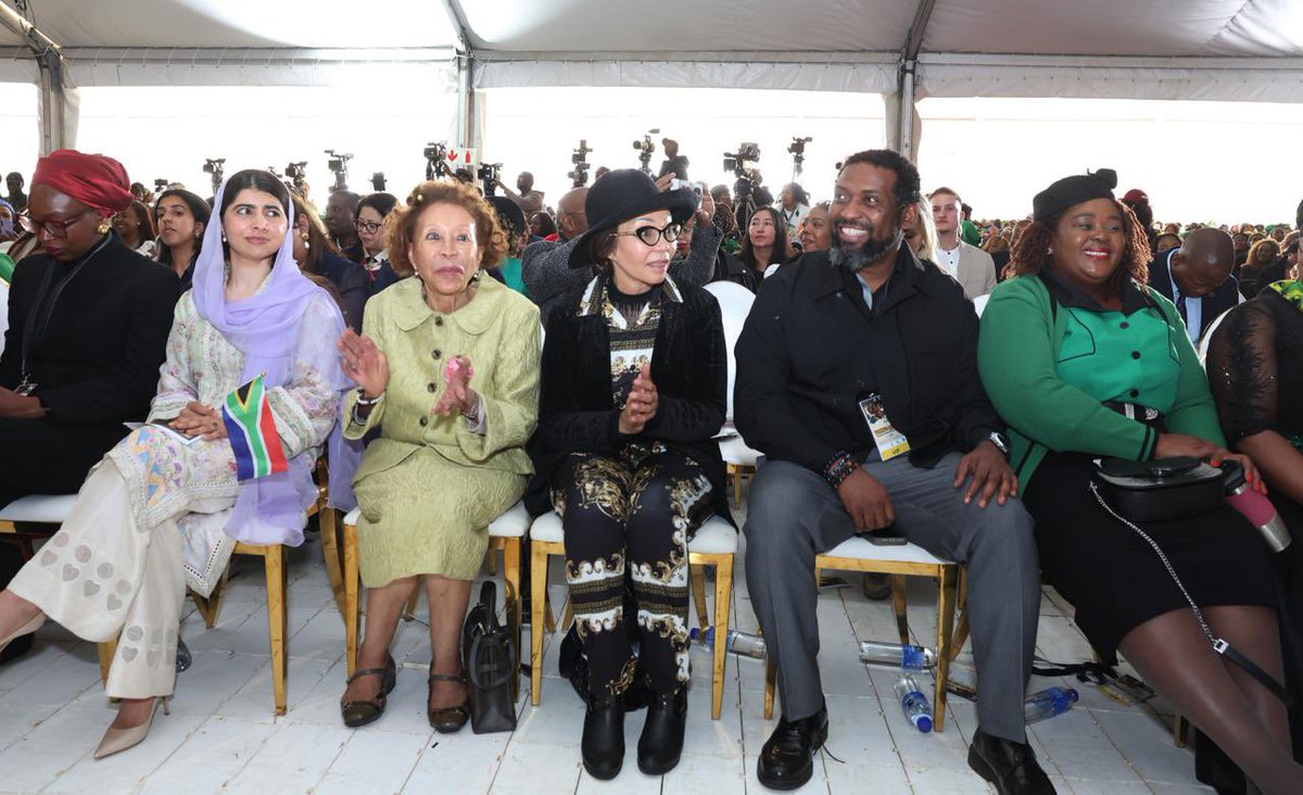 PresidencyZA's tweet photo. 70 Years of Women’s Power

President @CyrilRamaphosa calls on South Africans to honour the women of 1956 by delivering the future for which they marched during 2026 National Women’s Day Commemoration at the Union Buildings in Tshwane.

The President says the true measure of this 70th anniversary will be whether every woman and girl can grow up safe, healthy and confident in her future, with equal opportunity, equal rights and equal dignity.

#WomensDay