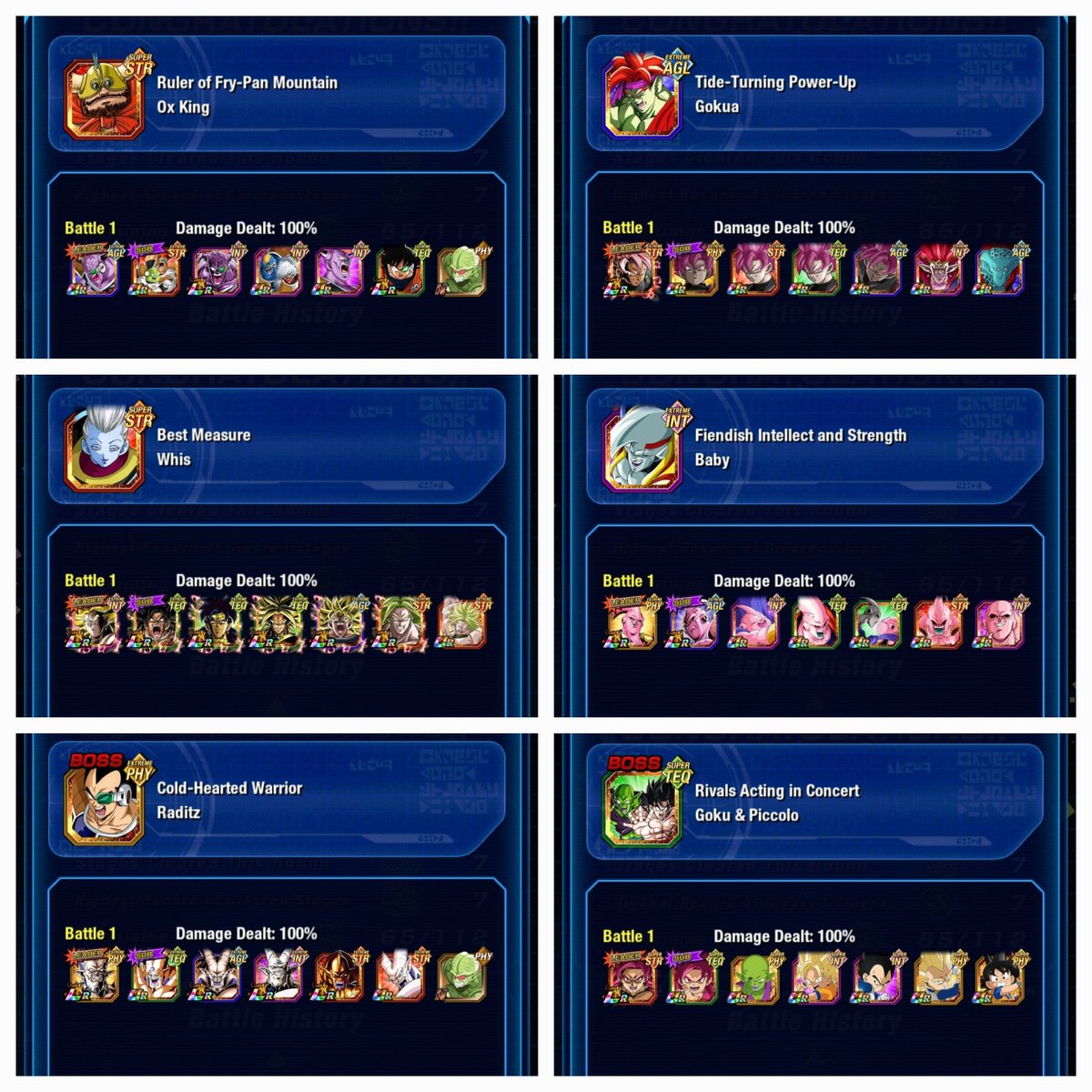 rychuslc's tweet photo. ULTIMATE CLASH DOKKAN BATTLE

mission execution teams

#Dokkan #DokkanBattleGlobal #DokkanBattleJP #GokuMini #DBDAIMA #DokkanCard 
#Goku #Daima #ultimateclash https://t.co/JWYSaUSoec