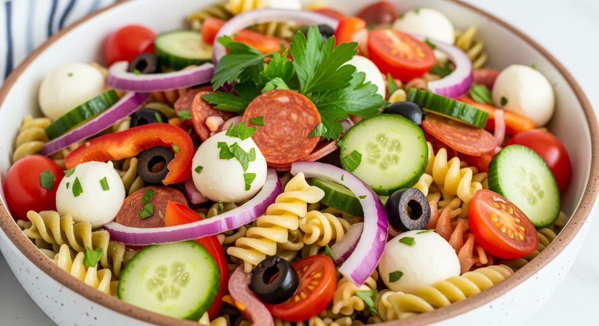 thecookbookai's tweet photo. A new take on a classic just dropped! This Classic Italian Pasta Salad is built for delicious meal prep. How would you customize your perfect bowl?
https://t.co/iL3PzjX5a4
#TheCookbook #YesterdaysBest #ItalianFood #Nut-Free https://t.co/DEyuOw6nOQ