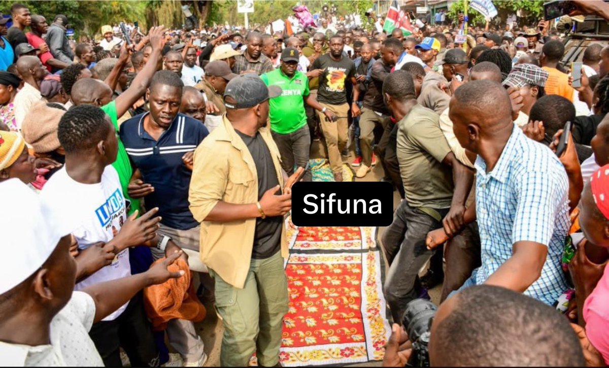 Auncleedduh's tweet photo. The meeting between Sifuna and Ruto https://t.co/84fSl1U6a9