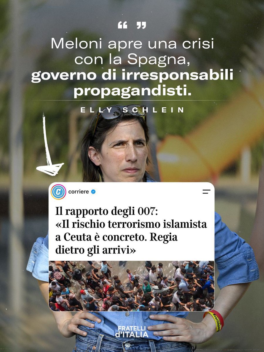 FratellidItalia's tweet photo. Le notizie delle ultime ore confermano una cosa: la scelta di Giorgia Meloni e del suo Governo è stata quella giusta.

Ancora una volta, la sinistra ha sbagliato.

Fortunatamente, l’Italia è guidata da Giorgia Meloni. https://t.co/zfZVyTmPm1