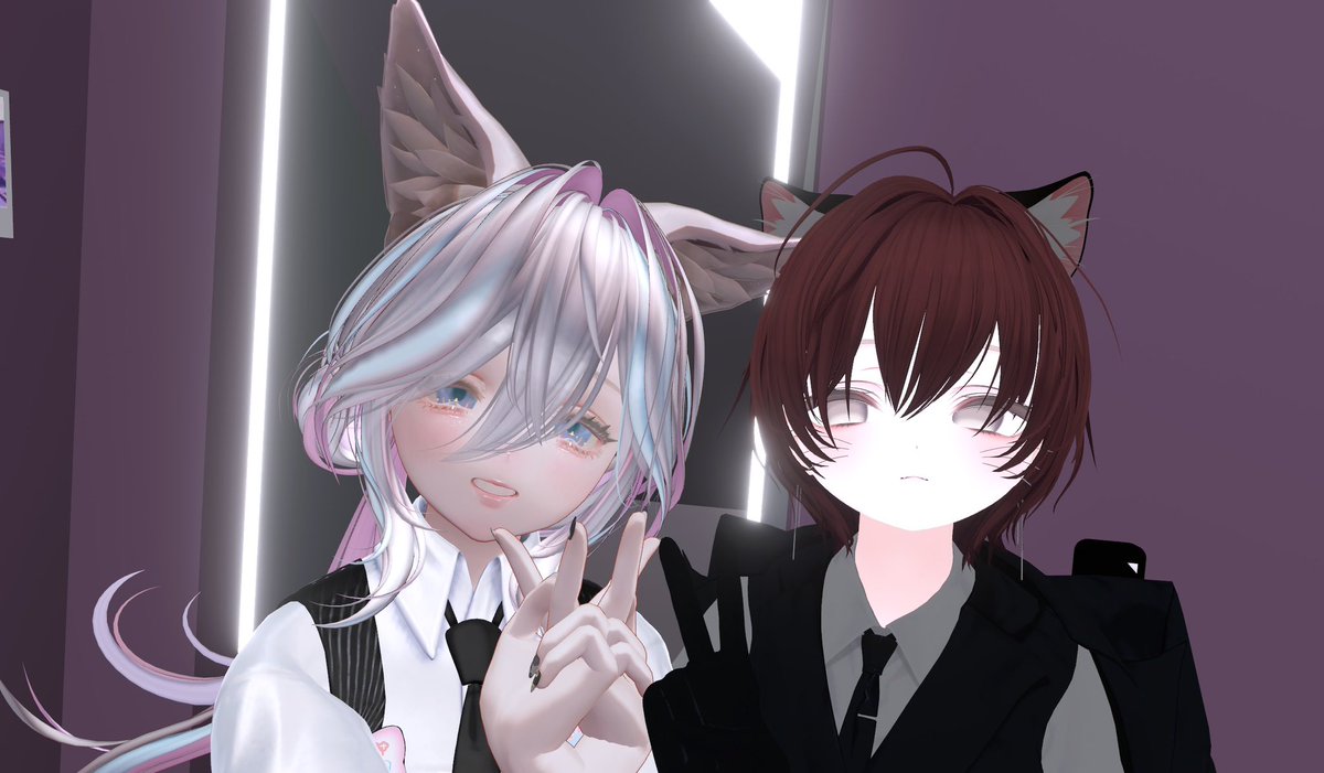 Elena_VRChat's tweet photo. #めいどるあにまるずっ
#VRCあにまるずっ
8/8はうみさんの生誕祭めいどるLIVEでした！
めいどるちゃんたち皆パフォーマンスの完成度がとっても高くて、スタッフ業務をしながらずっと感動していました！✨
素敵なLIVEをありがとうございました〜！👏
アフターで一緒に撮っていただいたお写真をぺたり！ https://t.co/3QJAoBpkiv