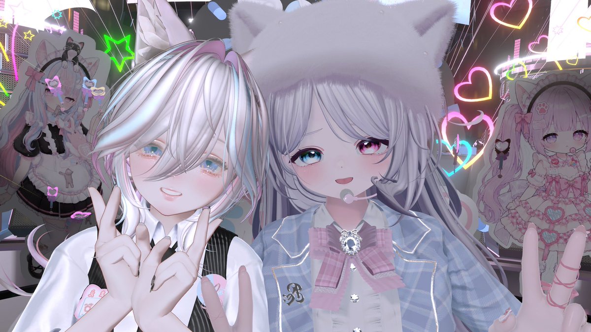 Elena_VRChat's tweet photo. #めいどるあにまるずっ
#VRCあにまるずっ
8/8はうみさんの生誕祭めいどるLIVEでした！
めいどるちゃんたち皆パフォーマンスの完成度がとっても高くて、スタッフ業務をしながらずっと感動していました！✨
素敵なLIVEをありがとうございました〜！👏
アフターで一緒に撮っていただいたお写真をぺたり！ https://t.co/3QJAoBpkiv