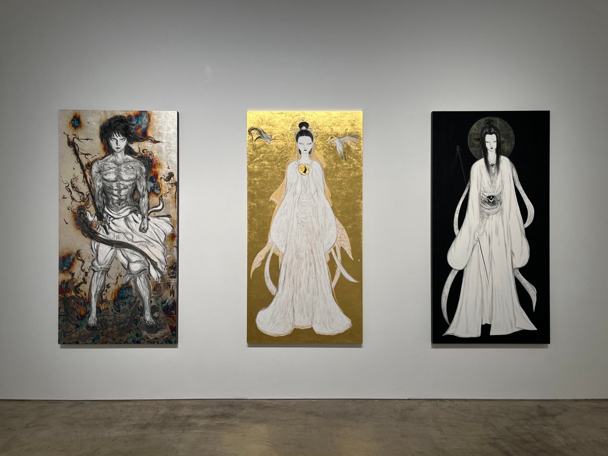 天野喜孝展「神話」を市ヶ谷のミヅマアートギャラリーで見た。日本の