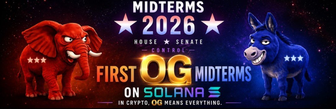 hovscall's tweet photo. @coingecko Election season is approaching fast.

Don't wait for the narrative to explode.

$MIDTERMS26 🇺🇸 https://t.co/4KtDSeN0xS