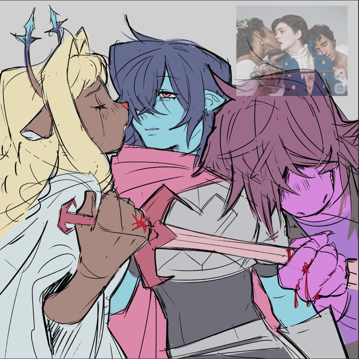 Straberrymiilk's tweet photo. *explodes*
#deltarunefanart #deltaruneㅤㅤㅤ https://t.co/g1EahbpdvD