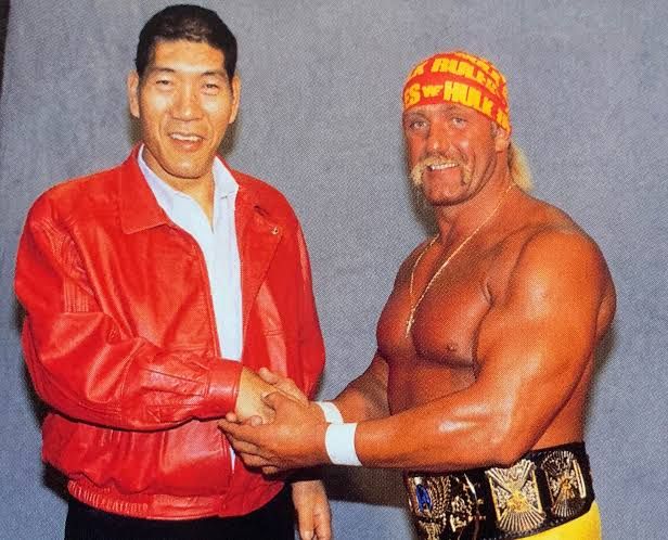 KrisZellner's tweet photo. Giant Baba &amp; Hulk Hogan....

A dream match that never was...... https://t.co/iVYlzqIB6Z