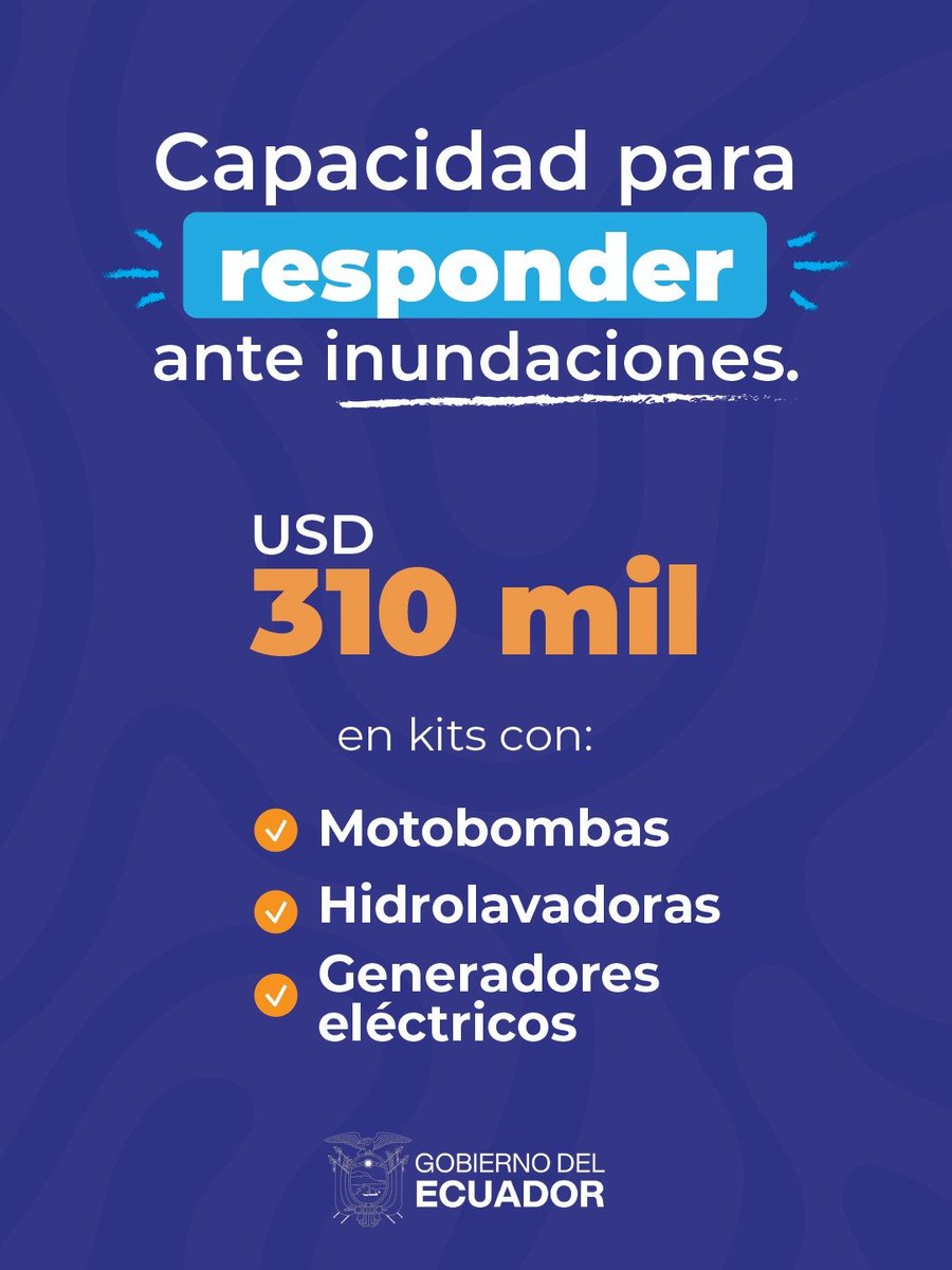 Educacion_Ec's tweet photo. ¡Anticiparnos es la mejor manera de cuidar a la  comunidad educativa! 🏫

Desde el MINEDEC ejecutamos una inversión superior a los USD 1,3 millones enfocados en obras y respuesta oportuna ante los posibles efectos del Fenómeno de El Niño, para proteger y garantizar la continuidad educativa.

🔗 Conoce más ➡️ https://t.co/Bd4OEFBGTx