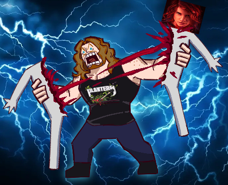 Gao_Individual's tweet photo. i drew ozzatron getting torn in half by redigit. https://t.co/li0wbCYRTJ