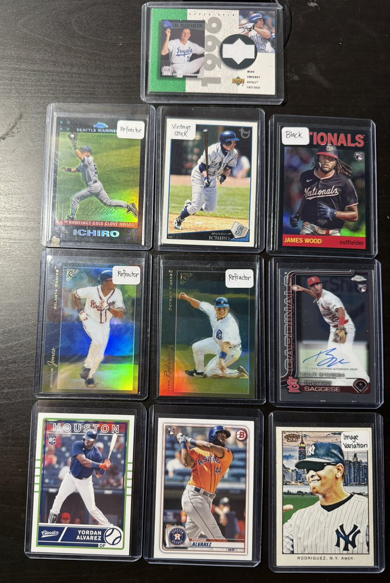 CardProject24's tweet photo. @DHCards10 @hobbyRetweet Here’s my current inventory, still looking for my first sale on this Twitter account! Ask/offer for prices https://t.co/3hyt51bi4l