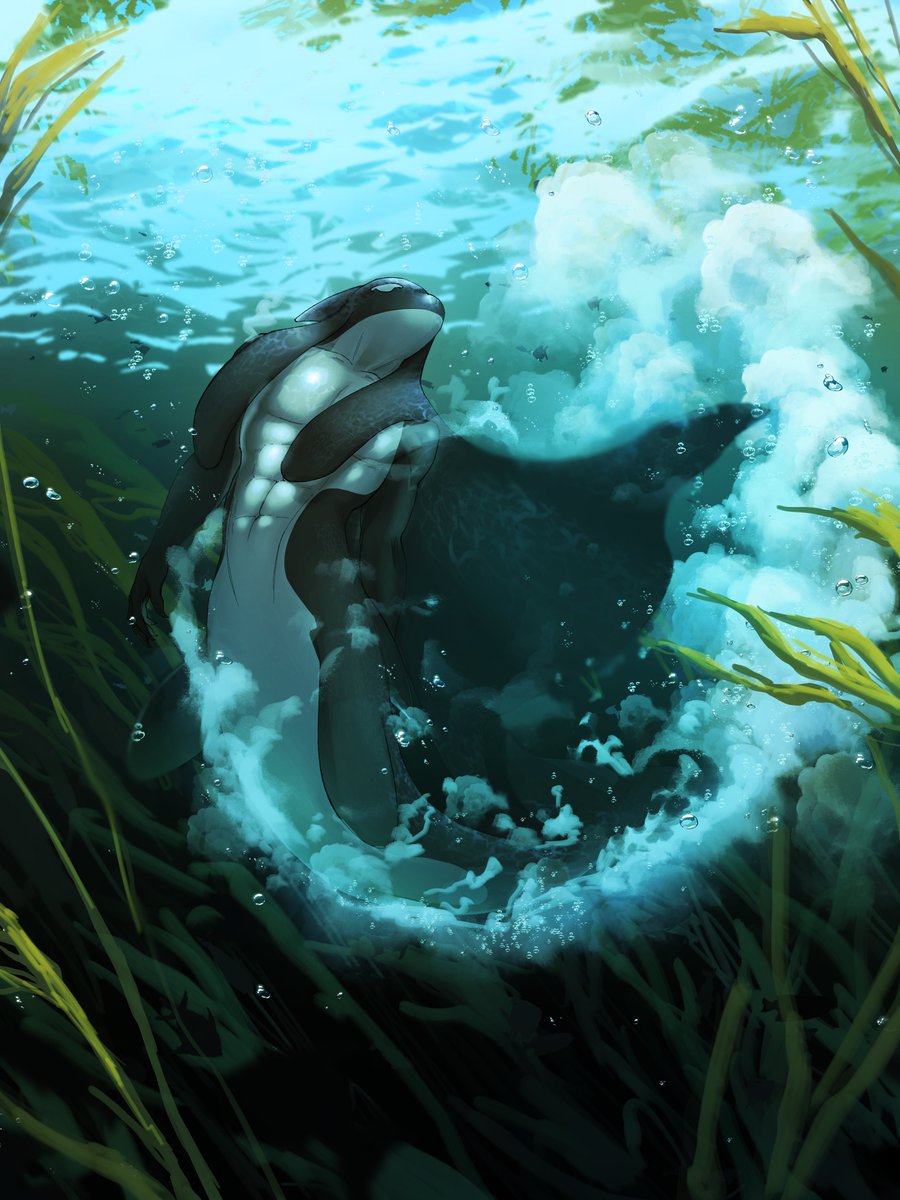 w74rahm's tweet photo. something I made back in May for MerMay https://t.co/8PIAc2bdZo