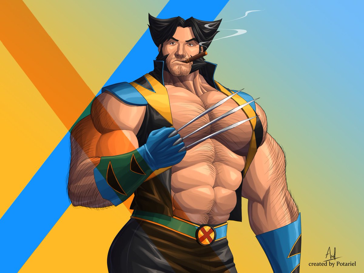 PotarielPotato's tweet photo. First time using CSP and I'm sluttifying Wolverine 👁️👄👁️ https://t.co/oaPlzeyZLZ