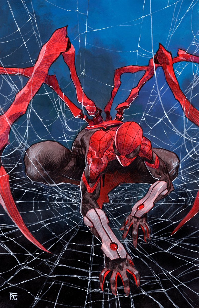 KEVINTOMIRANDA's tweet photo. Superior Spider-Man by @dike_ruan https://t.co/RrfiPmnKoA