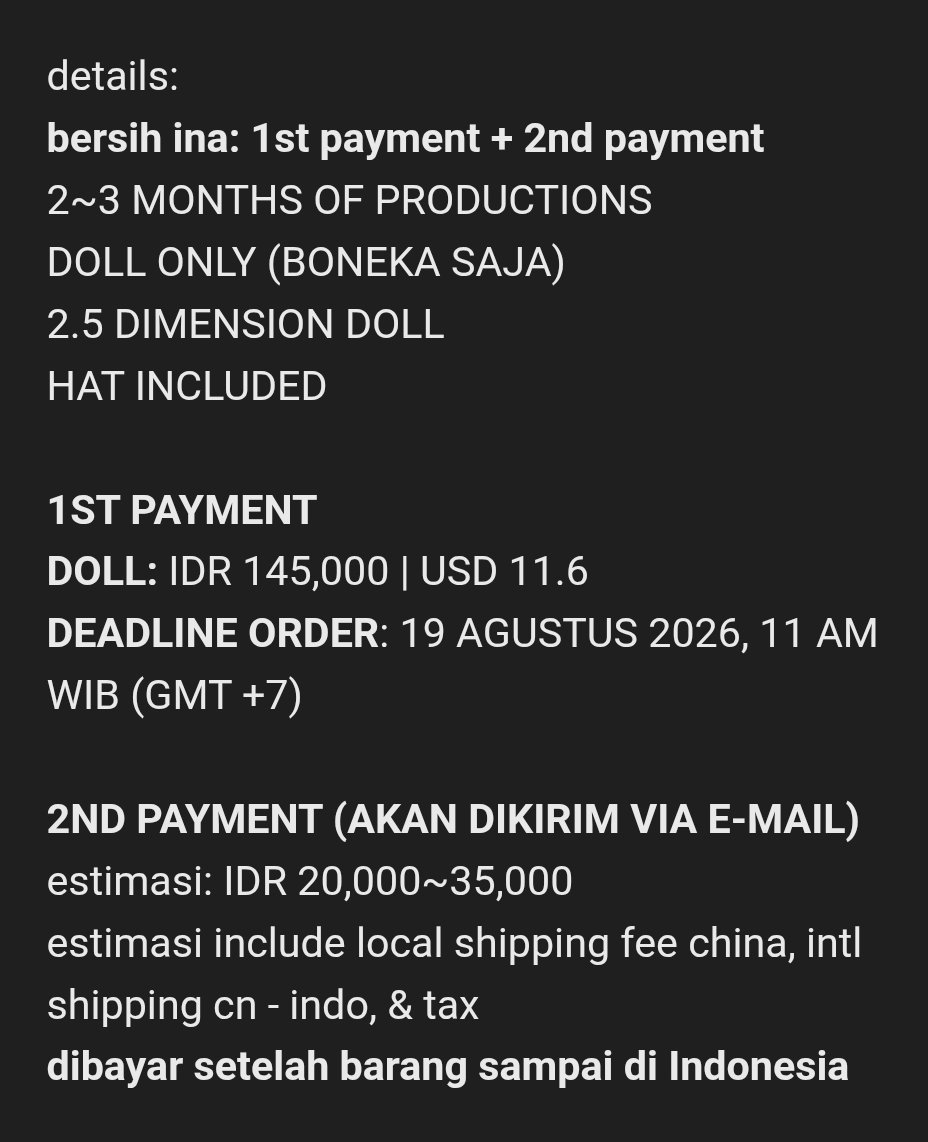 takoyakinyu's tweet photo. 🇲🇨.🌏 go/help RT

Genshin: 'Kitty Wanderer' - 2.5D 10cm doll

💰 IDR 145.000 each
💰 USD 11.5
❌ ISF
CLOSE: 19 Agustus 2026, 11 AM WIB (GMT +7)

FAQ: https://t.co/TsDW7yUzyL 
order &amp; details: https://t.co/QZl4bWpDLf https://t.co/kPkkUww03I